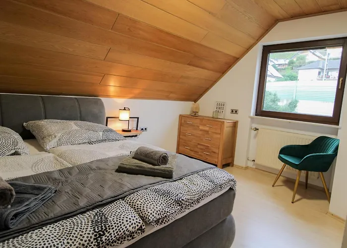 Apartamento Stilvolle Wellness-ferienwohnung In Whirlpool, Sauna, Grill, Fitness, Billard & Moselblick